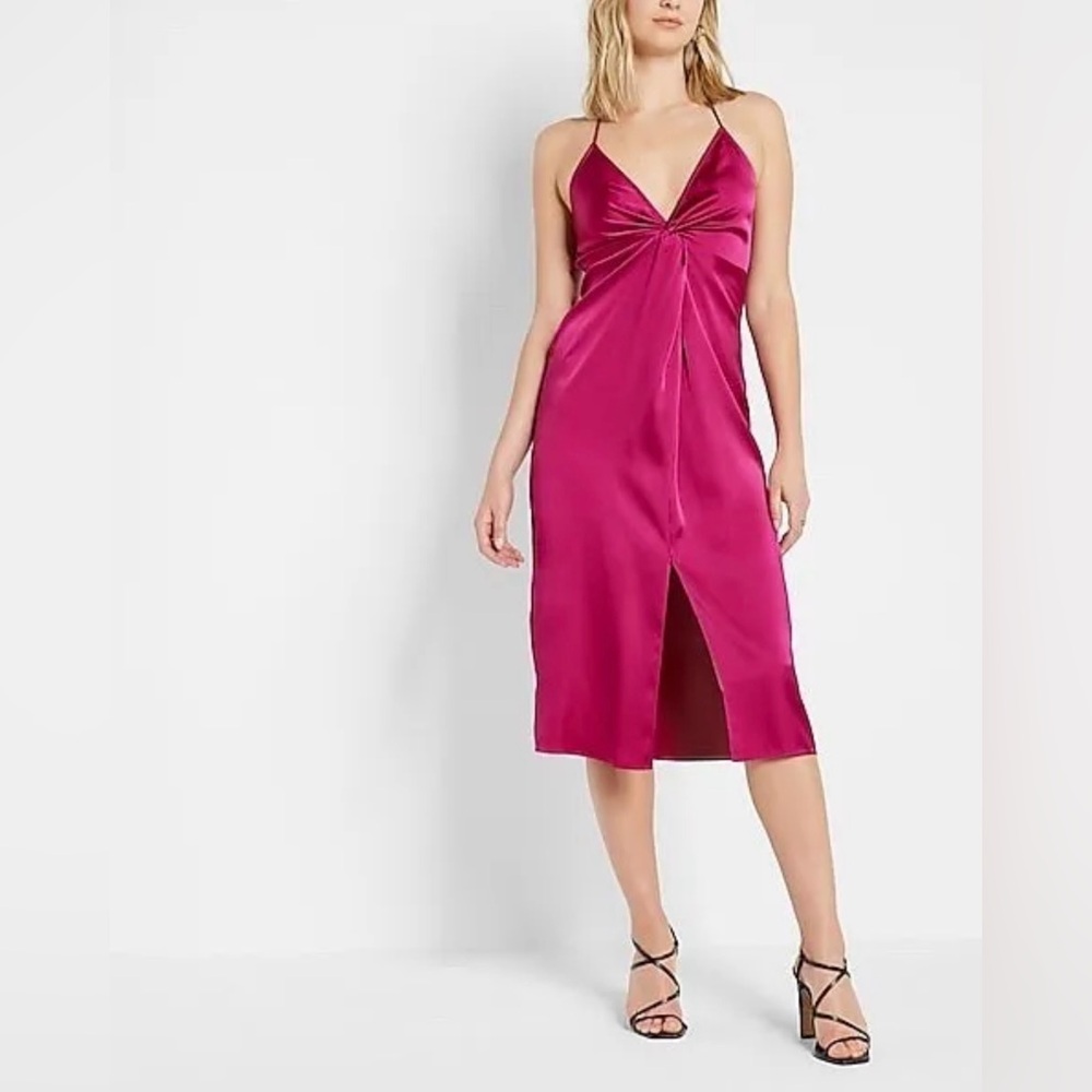 Express satin dress